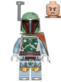 LEGO part Boba Fett - Pauldron Cloth with Dark Orange Stripe Pattern sw0711