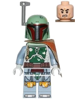 LEGO onderdeel Boba Fett - Pauldron Cloth with Dark Orange Stripe Pattern (sw0711)