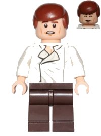 LEGO part Han Solo, Dark Brown Legs sw0714