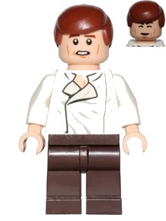 LEGO onderdeel Han Solo, Dark Brown Legs (sw0714)