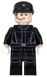 LEGO onderdeel Imperial Shuttle Pilot - Light Nougat sw0802