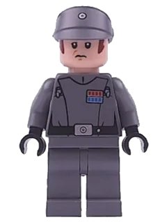 LEGO onderdeel Imperial Officer (Major / Colonel / Commodore) (sw0877)