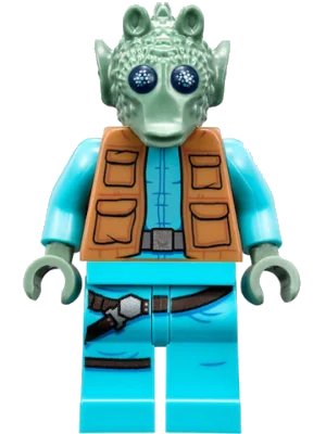 LEGO onderdeel Greedo (with Belt on Torso) (sw0898)