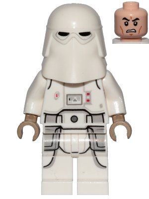 LEGO onderdeel Snowtrooper, Printed Legs, Dark Tan Hands (sw1009)
