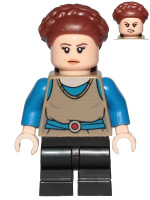 LEGO onderdeel Padme Naberrie (Amidala), Medium Legs (sw1023)