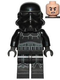 LEGO part Imperial Shadow Trooper - Male, Dual Molded Helmet, Light Nougat Head, Scowl sw1031