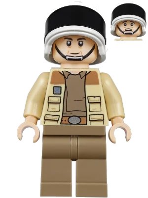 LEGO onderdeel Captain Antilles (Dark Tan Shirt) (sw1035)