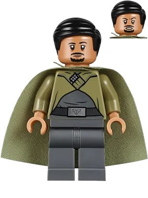 LEGO onderdeel Bail Organa - Olive Green Cloak (sw1037)