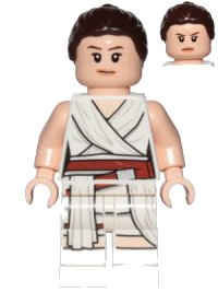 LEGO part Rey - White Tied Robe sw1054
