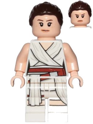 LEGO onderdeel Rey - White Tied Robe (sw1054)