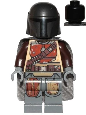 LEGO onderdeel The Mandalorian / Din Djarin / 'Mando' - Brown Durasteel Armor (sw1057)