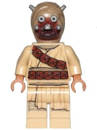 LEGO part Tusken Raider - Head Spikes, Diagonal Belt sw1074