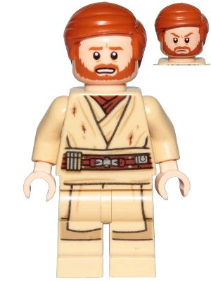 LEGO onderdeel Obi-Wan Kenobi (Dirt Stains) (sw1082)