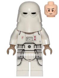 LEGO part Snowtrooper, Printed Legs, Dark Tan Hands, Cheek Lines, Frown sw1103