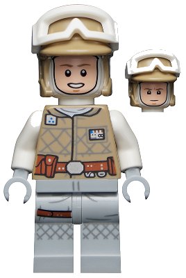 LEGO onderdeel Luke Skywalker (Hoth, Balaclava Head) (sw1143)
