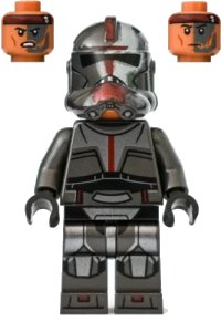 LEGO onderdeel Clone Commando Sergeant Hunter, Experimental Unit Clone Force 99 sw1148