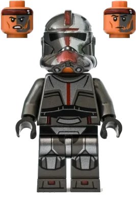LEGO onderdeel Clone Commando Sergeant Hunter, Experimental Unit Clone Force 99 (sw1148)