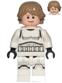 LEGO part Luke Skywalker - Stormtrooper Outfit, Printed Legs, Shoulder Belts sw1203