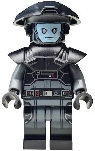 LEGO onderdeel Imperial Inquisitor Fifth Brother - Black Uniform sw1223
