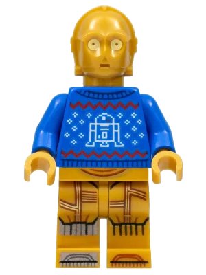 LEGO onderdeel C-3PO - Holiday Sweater (sw1238)