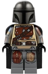 LEGO onderdeel The Mandalorian / Din Djarin / 'Mando' - Brown Durasteel Armor, Printed Arms sw1242