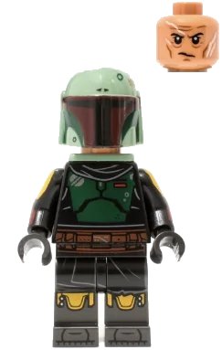 LEGO onderdeel Boba Fett - Repainted Beskar Armor, Jet Pack (sw1245)