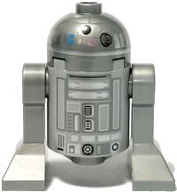 LEGO part Astromech Droid, R2-BHD - Light Bluish Gray Body sw1280