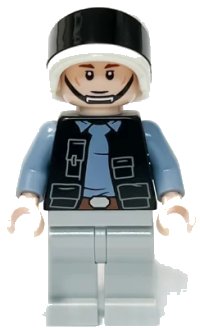 LEGO part Rebel Fleet Trooper - Vest with Pockets, Black Neck sw1285