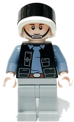 LEGO onderdeel Rebel Fleet Trooper - Vest with Pockets, Black Neck (sw1285)