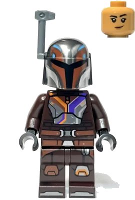 LEGO onderdeel Sabine Wren - Dark Brown Armor (sw1302)