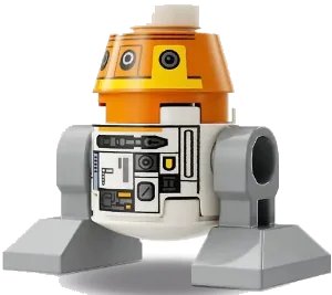 LEGO onderdeel Astromech Droid, C1-10P (Chopper) - White Body (sw1308)