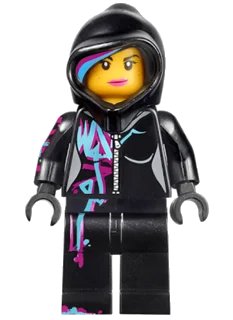 LEGO onderdeel Lucy Wyldstyle - Closed Mouth, Hood Up (tlm017)