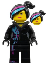 LEGO part Lucy Wyldstyle - Closed Mouth, Hood Down tlm027