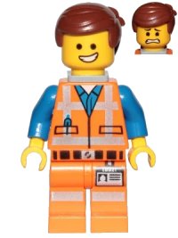 LEGO onderdeel Emmet - Wide Smile, without Piece of Resistance tlm066