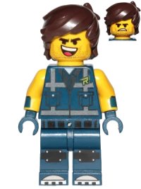 LEGO onderdeel Rex Dangervest - Smile, Open Mouth, Tongue / Angry tlm144