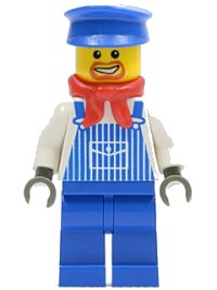 LEGO onderdeel Engineer Max with Dark Gray Hands trn076