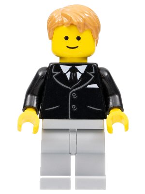 LEGO onderdeel Bank Secretary - Suit with Pockets (twn252a)