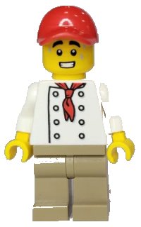 LEGO part Hot Dog Vendor twn433