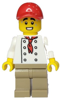 LEGO onderdeel Hot Dog Vendor (twn433)