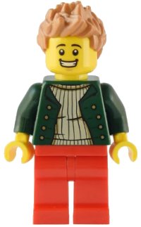 LEGO part Pizza Delivery Driver twn458