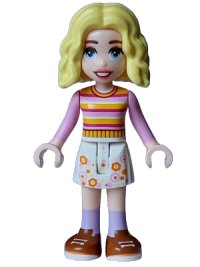 LEGO onderdeel Enid Sinclair - Bright Pink Striped Sweater wed003