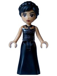 LEGO onderdeel Wednesday Addams - Black Sleeveless Dress wed004