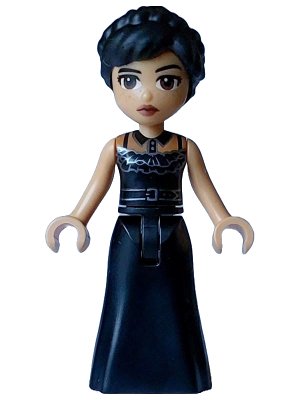 LEGO onderdeel Wednesday Addams - Black Sleeveless Dress (wed004)