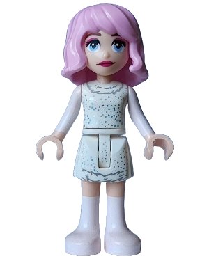 LEGO onderdeel Enid Sinclair - White Sparkling Dress (wed005)