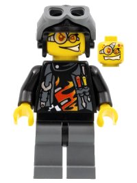 LEGO onderdeel Backyard Blaster 3 (Billy Bob Blaster) - Aviator Cap wr007
