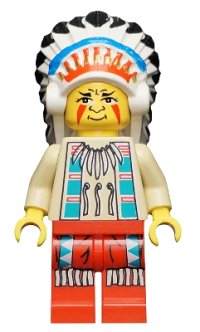 LEGO part Indian Chief 1 (Big Chief Rattle Snake / Big Chief Rattlesnake) ww017