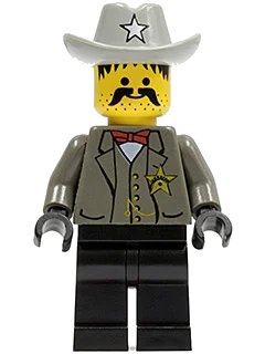 LEGO onderdeel Sheriff (Wild Wyatt West / Duke) (ww021)