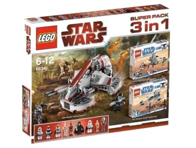 LEGO onderdeel Star Wars Bundle Pack, Super Pack 3 in 1 (Sets 8014, 8015, and 8091) (66341-1)