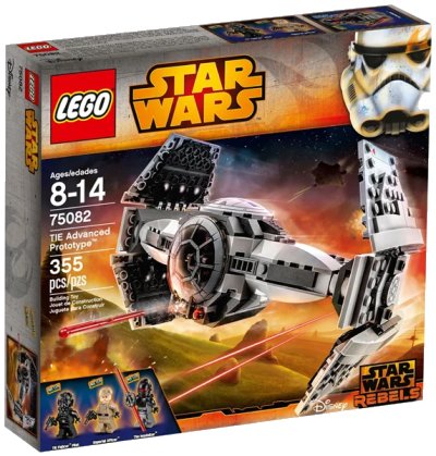 LEGO onderdeel TIE Advanced Prototype (75082-1)