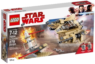LEGO onderdeel Sandspeeder (75204-1)